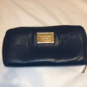 Michael Kors women’s blue leather wallet